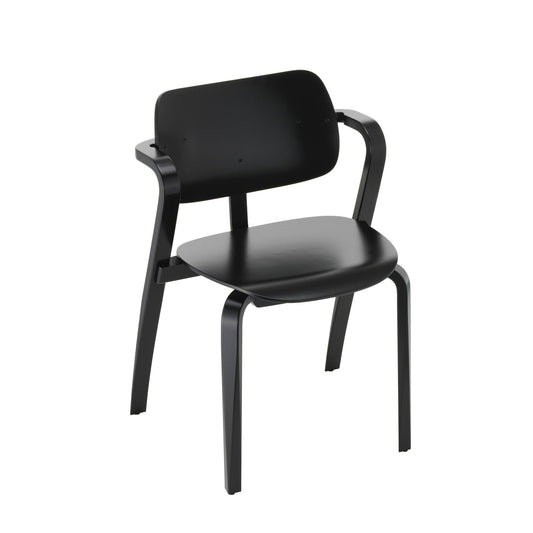 Artek Aslak Chair — black lacquered