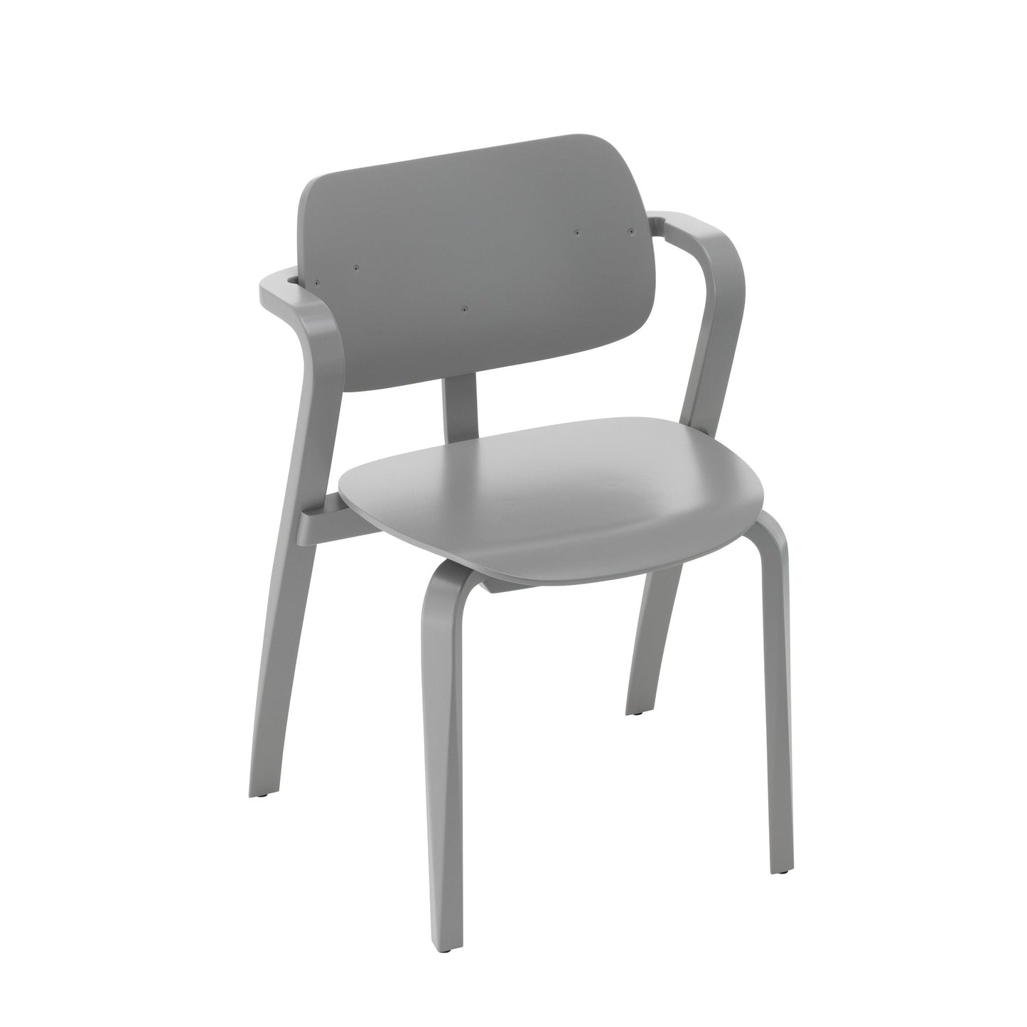 Artek Aslak Chair — grey lacquered