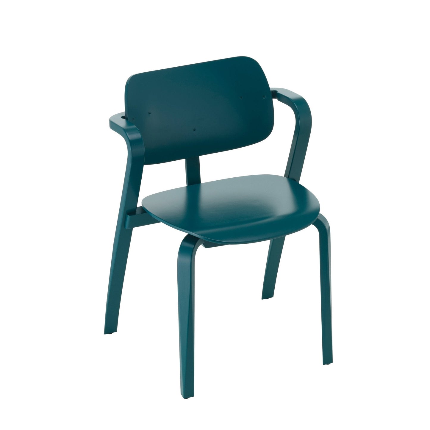 Artek Aslak Chair — petrol lacquered