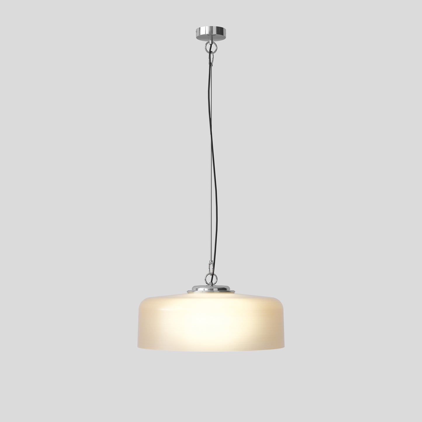 Suspension Lamp Model 2050 by Astep #Rod Suspension / Pearl Diffuser