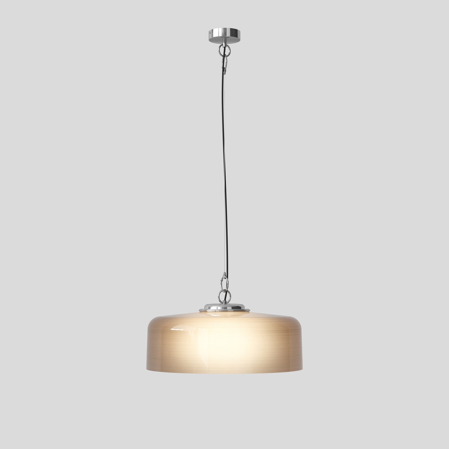 Suspension Lamp Model 2050 by Astep #Wire Suspension / Smoke Diffuser