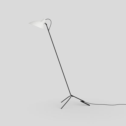 Floor Lamp Vv Cinquanta by Astep #Black Frame / White Reflector