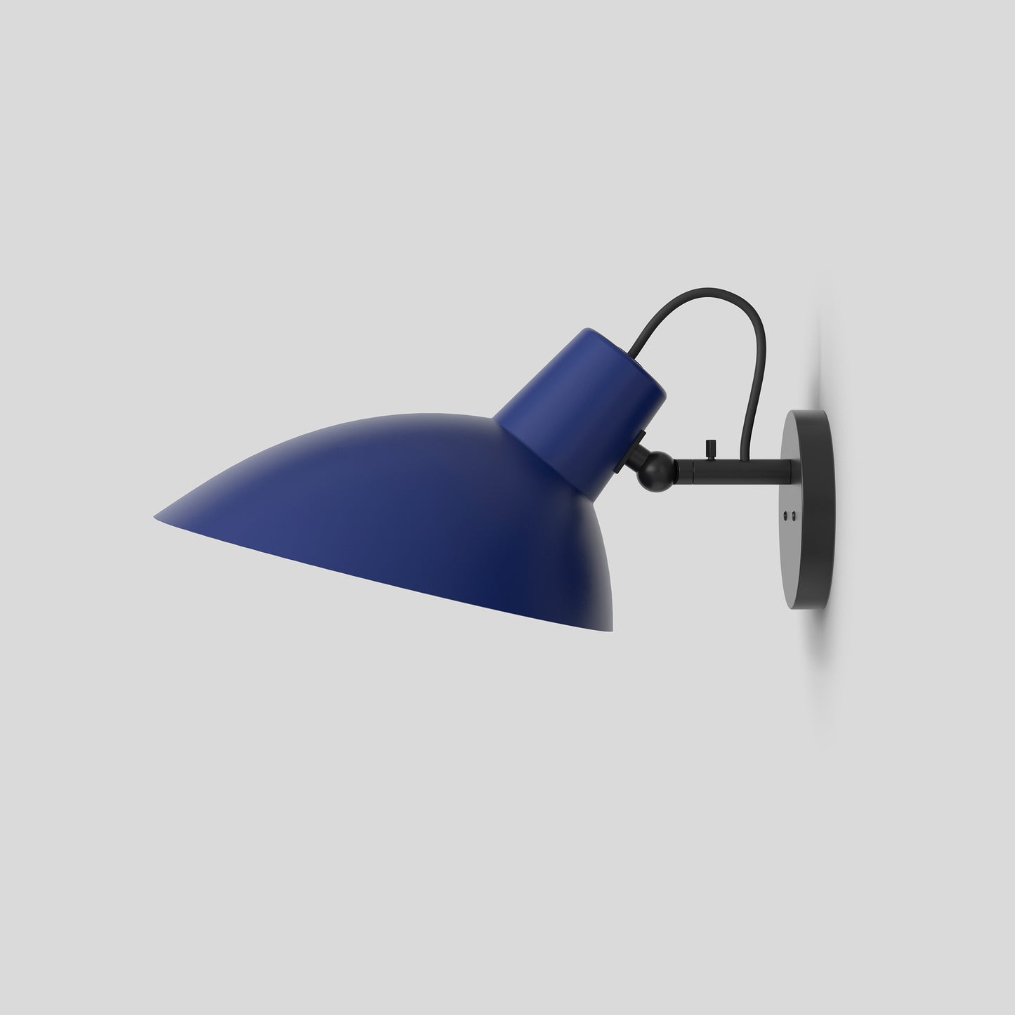 Wall Lamp VV Cinquanta by Astep #Black Mount / Blue Reflector