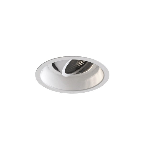 Minima Slimline Round Adjustable Fire-Rated Spotlight by Astro #Matt white