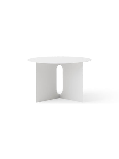 Androgyne side table, 63 cm, ivory