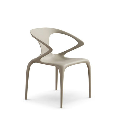 AVA Bridge Mat Dining Armchair by Roche Bobois #Laquer | Camel