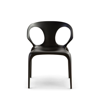 AVA Bridge Mat Dining Armchair by Roche Bobois #Laquer | Charbon
