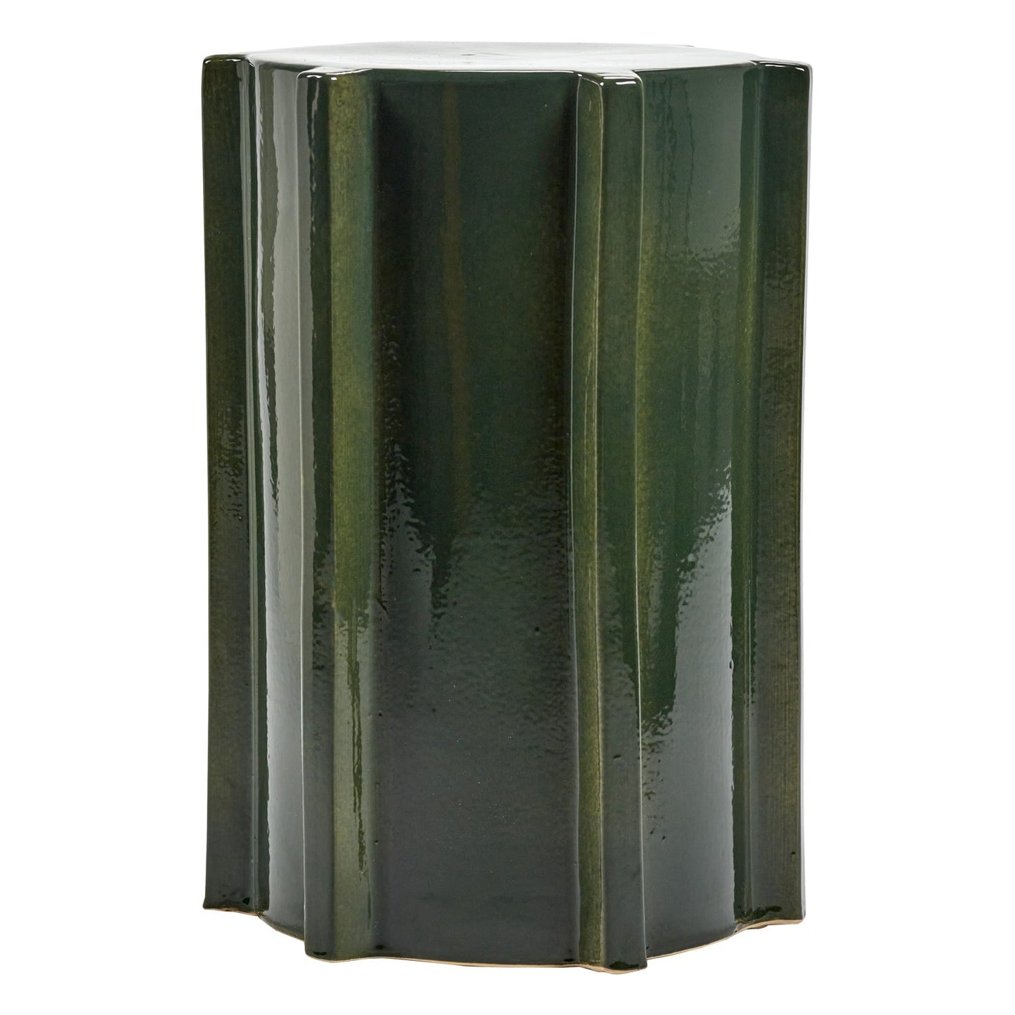 Pawn Geometrical side table, 45,4 cm, dark green