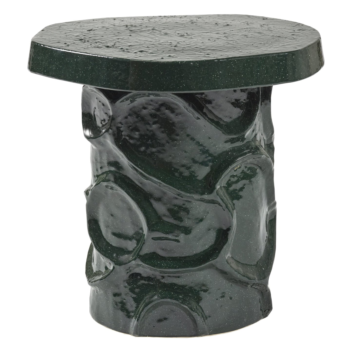 Mena side table 07, dark green