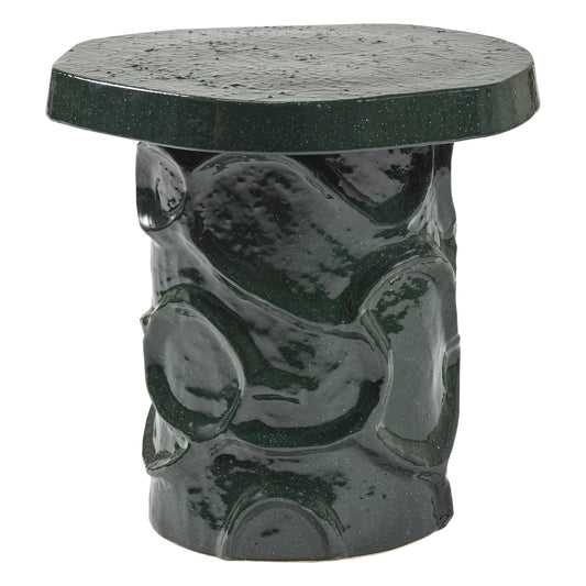 Mena side table 07, dark green