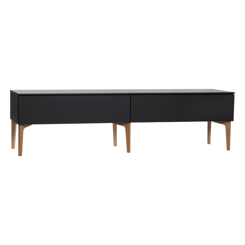 Fuuga TV table with drawers by Lundia #black - oak #