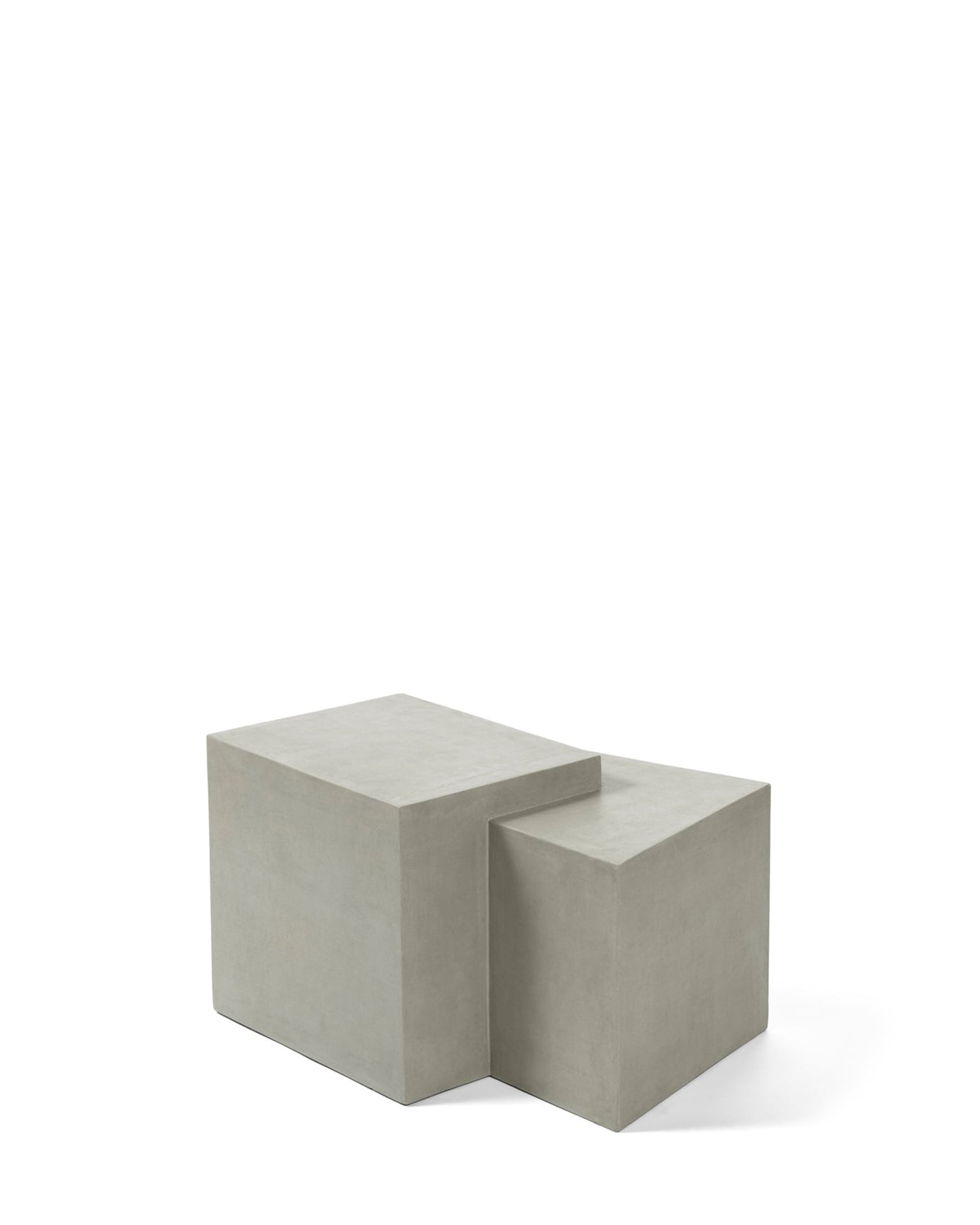 Bent °1 side table, concrete
