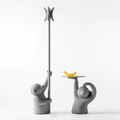 Concrete Coat Stand Monkey by Bd Barcelona Design #Grey
