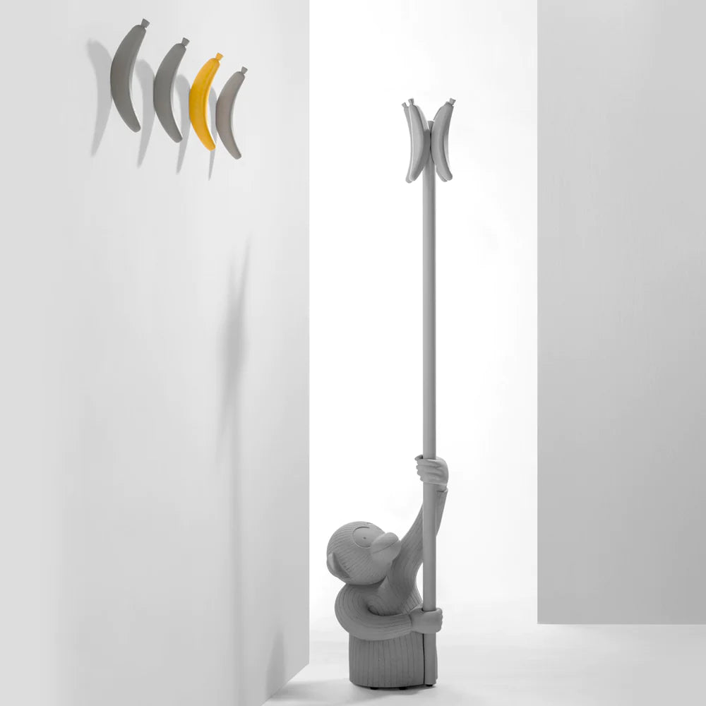 Concrete Coat Stand Monkey by Bd Barcelona Design #Grey