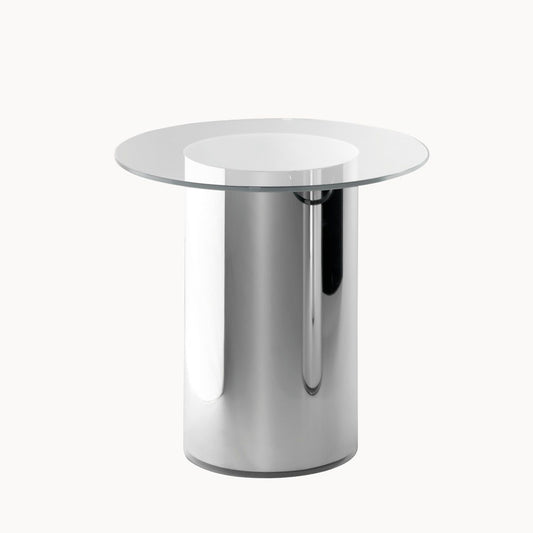 Round Pyrex side table 2001 by Bd Barcelona Design #Ø45 x h.45 cm