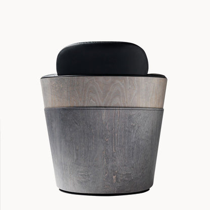 LITTLE COUTURE - Swivel easy chair with armrests