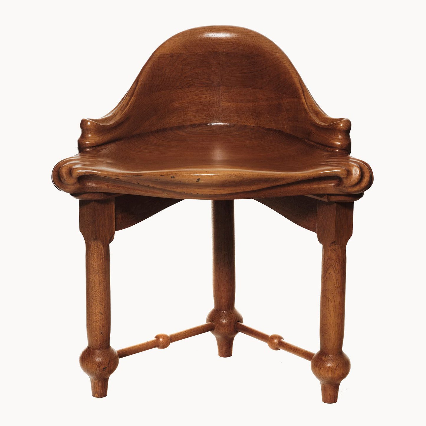 Solid Wood Stool Calvet by Bd Barcelona Design