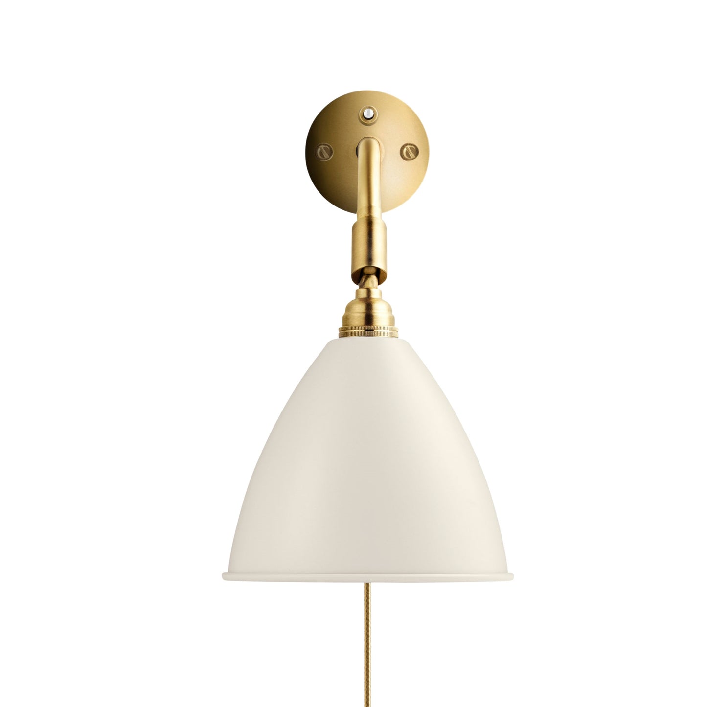 Bestlite BL7 Wall Light by GUBI #Brass / Matte white