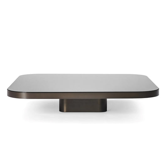 Bow Coffee Table No. 4 - Square Brass Coffee Table by Classicon