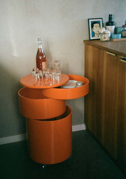 Barboy trolley, glossy fresh orange