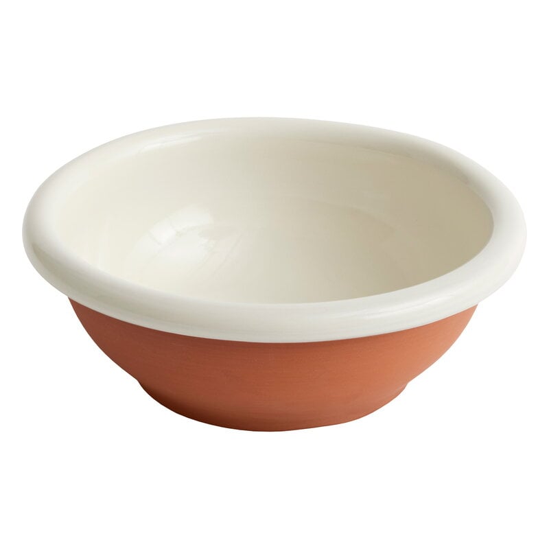 Barro salad bowl by HAY #L, off white #