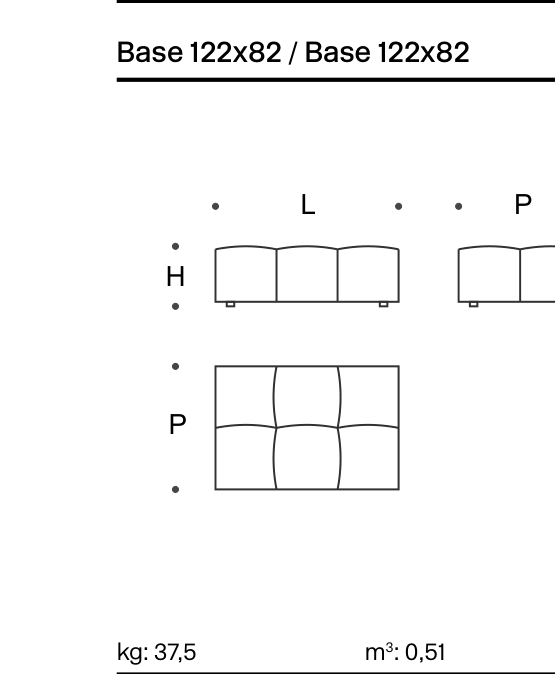 Pixel Base 122x82 - Cover Technical Drawing