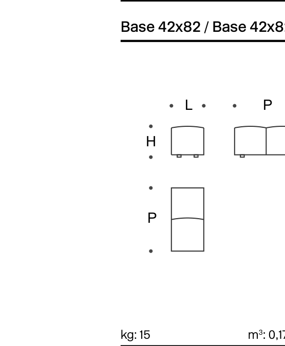 Pixel Base 42x82 - Cover Technical Drawing