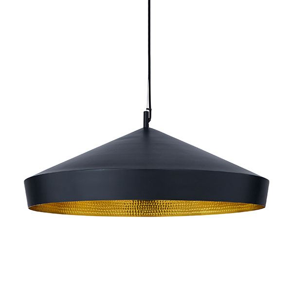 Beat Pendant Lamp Flat by Tom Dixon #Black