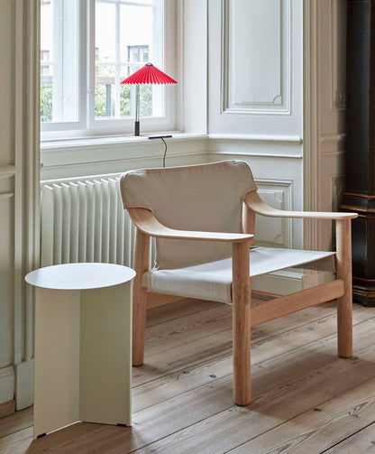 Slit table, 35 cm, high, white
