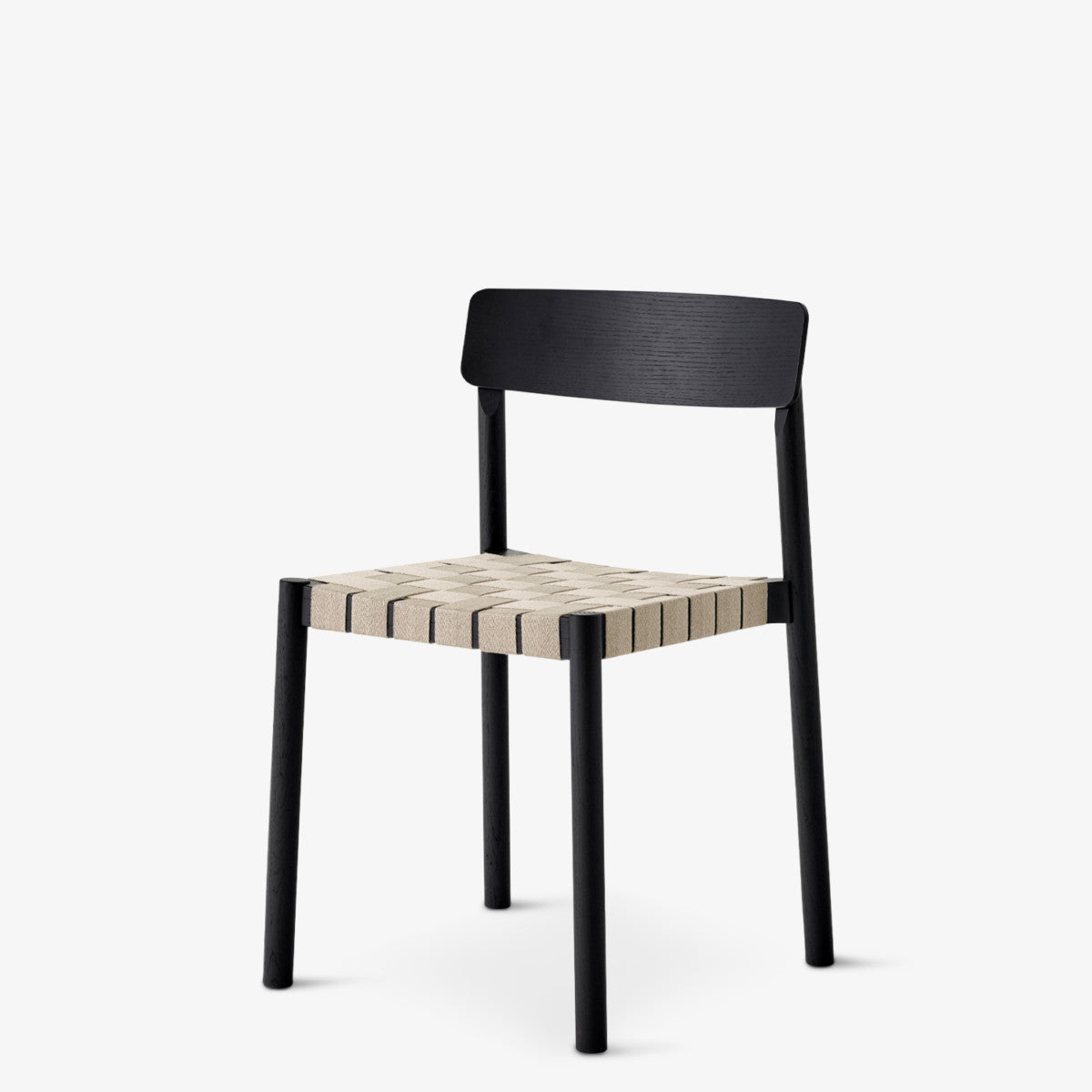 Betty Stackable Chair Tk1 by &Tradition #Lacquered black ash/Natural