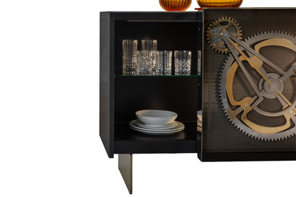BIG BEN 72 - Tempered glass living room table with Lazy