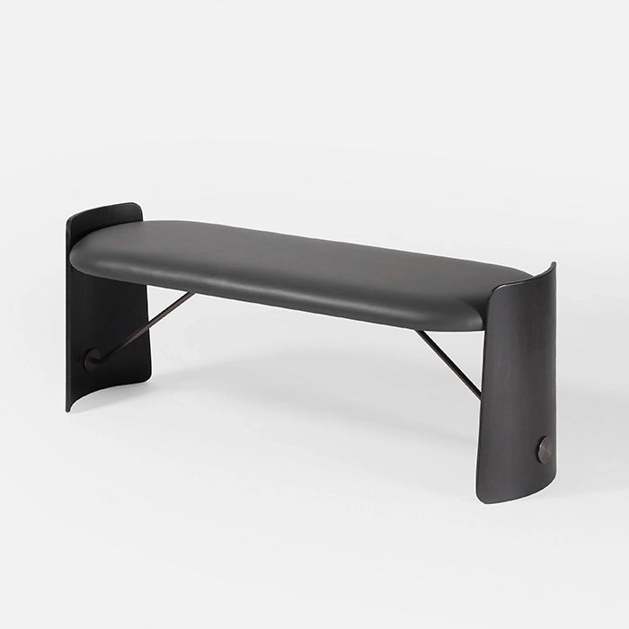 Biscotto - Upholstered Bench by Dante - Goods And Bads #Grey