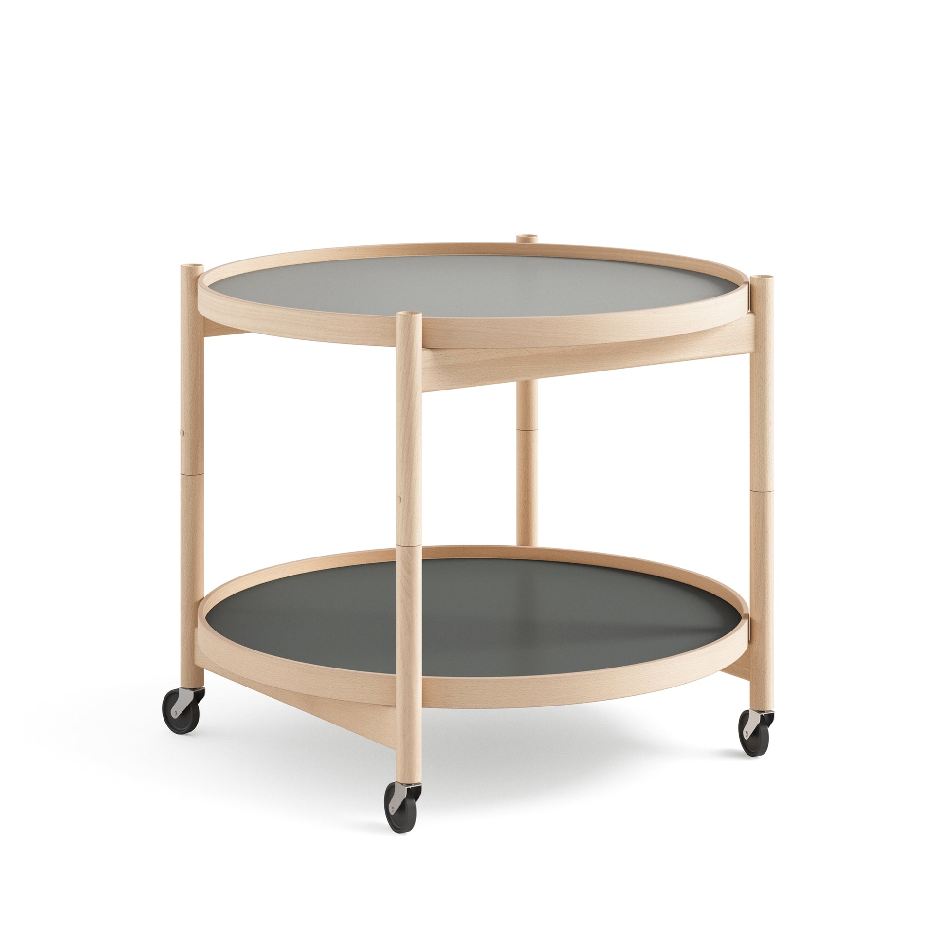 Bølling Tray Table Ø60 by Brdr. Krüger #Beech / Grey