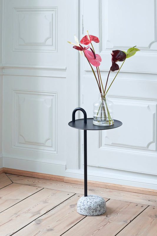 Bowler side table, black