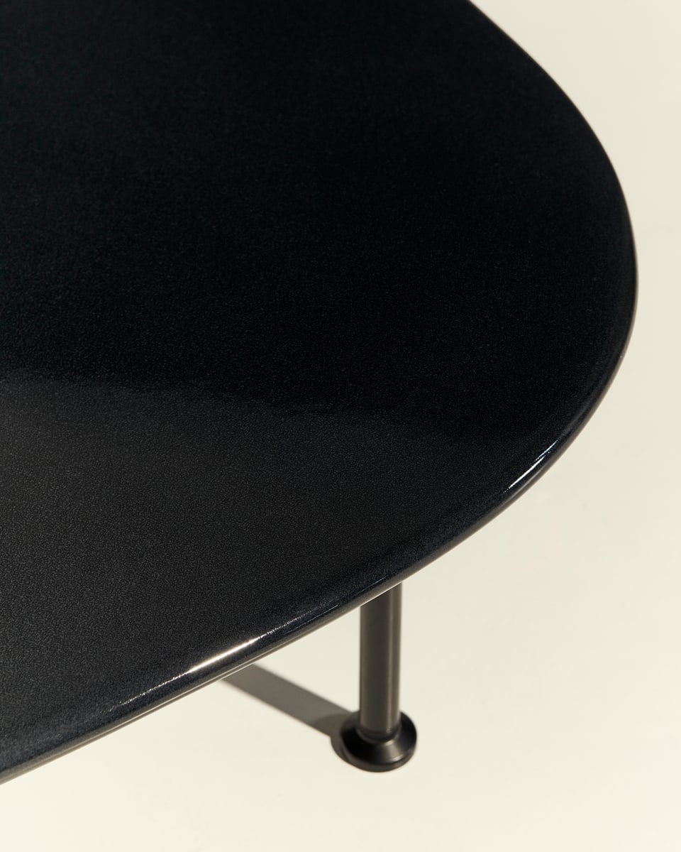 Carmel coffee table, 87,5 x 70 cm, black - midnight black