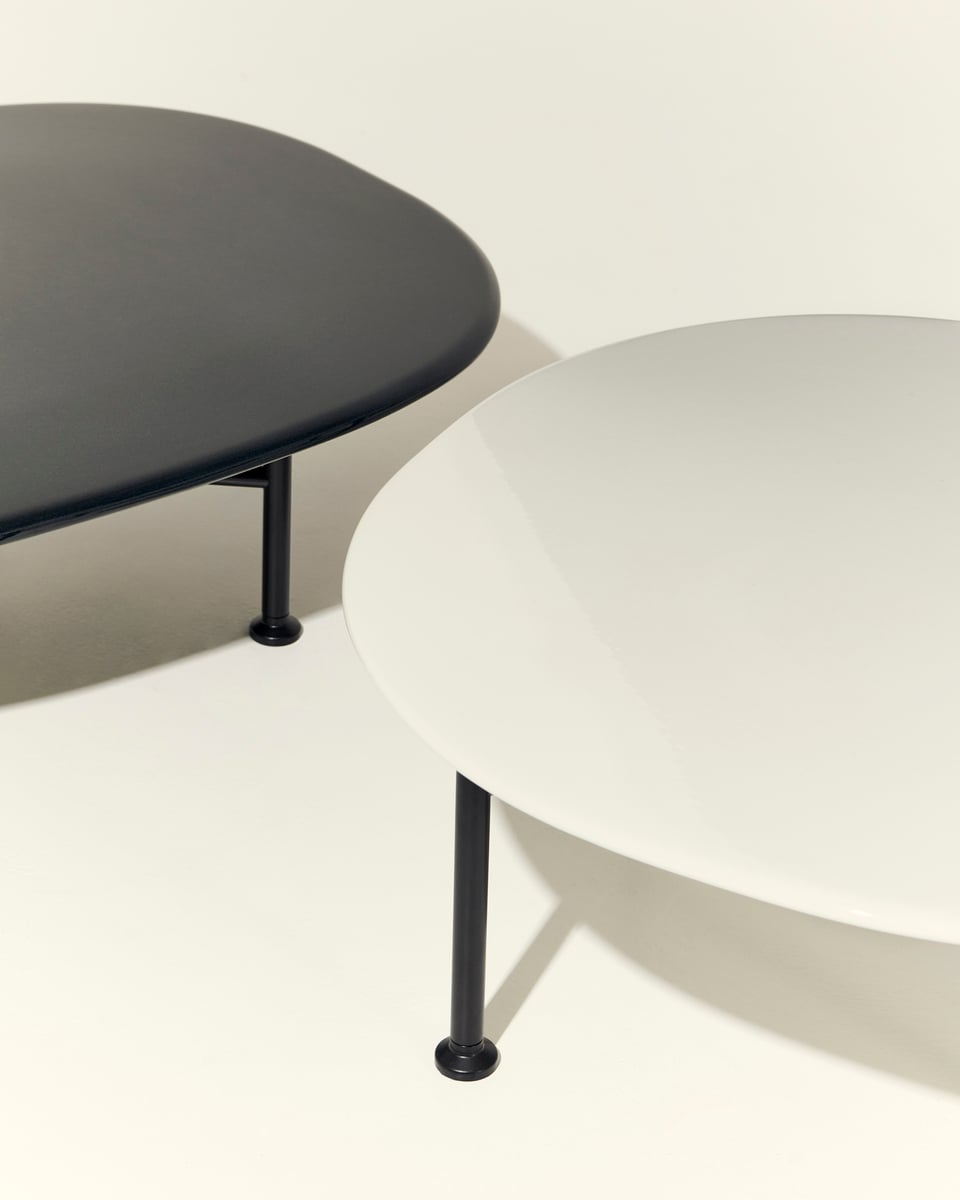 Carmel coffee table, 87,5 x 70 cm, black - midnight black