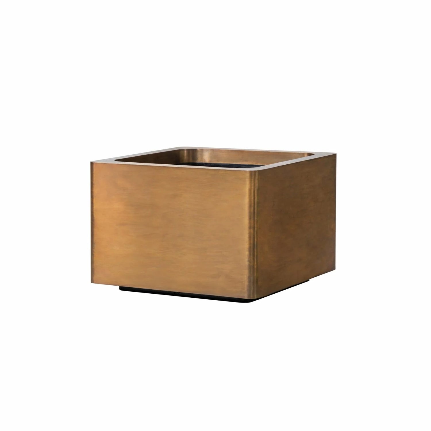 Cuprum - Square Brass Planter by Royal Botania #Weathered Brass