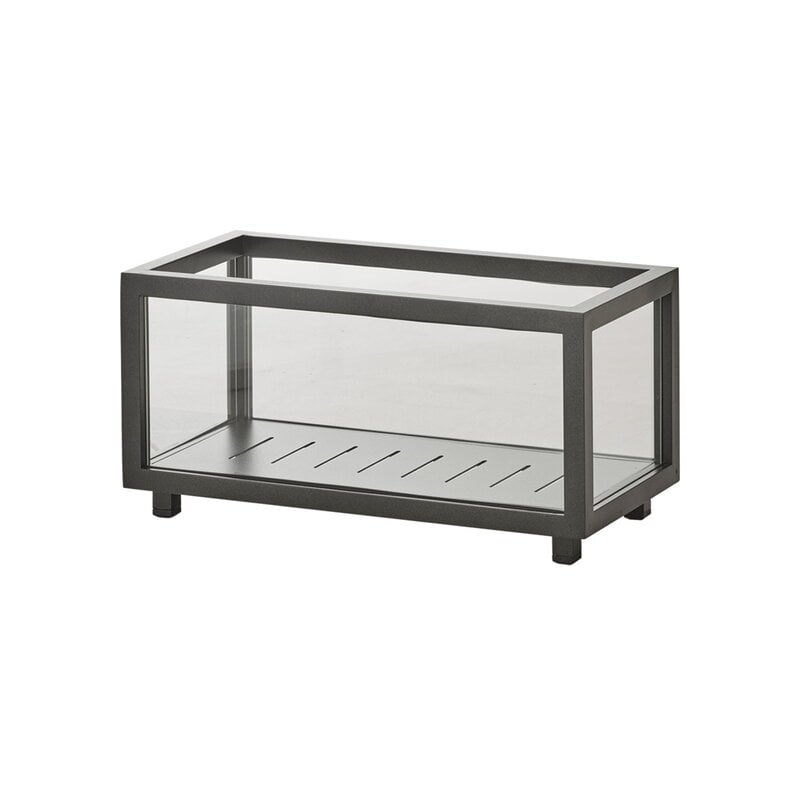 Lightbox by Cane-line #rectangular, lava grey #