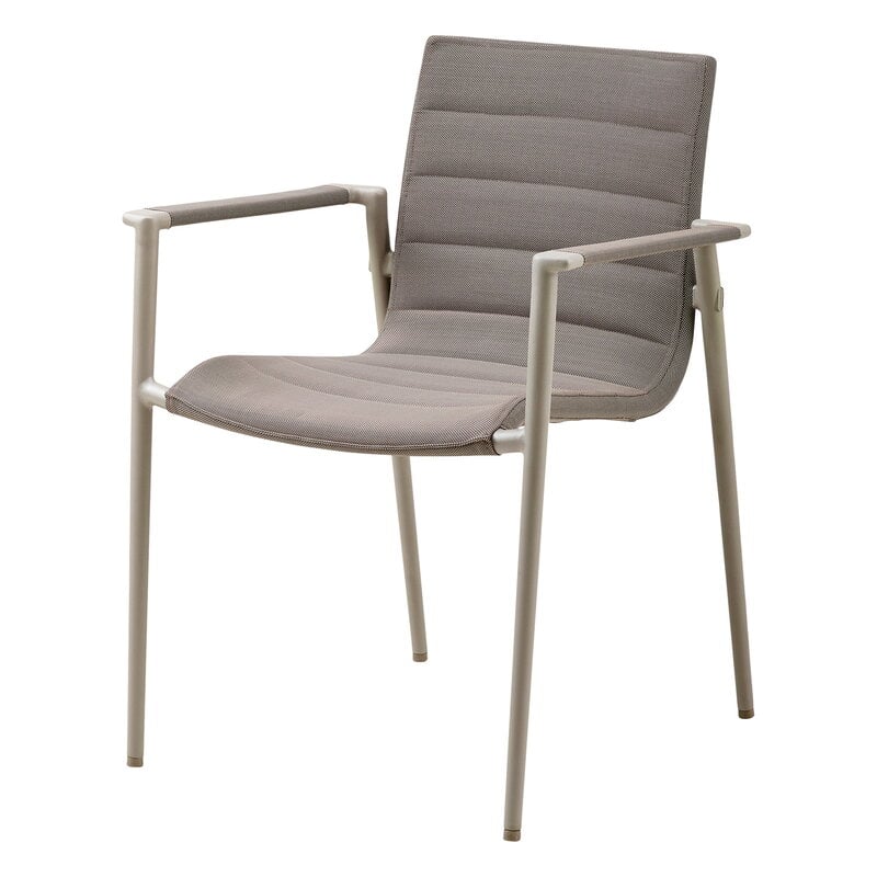 Core armchair by Cane-line #stackable, taupe #