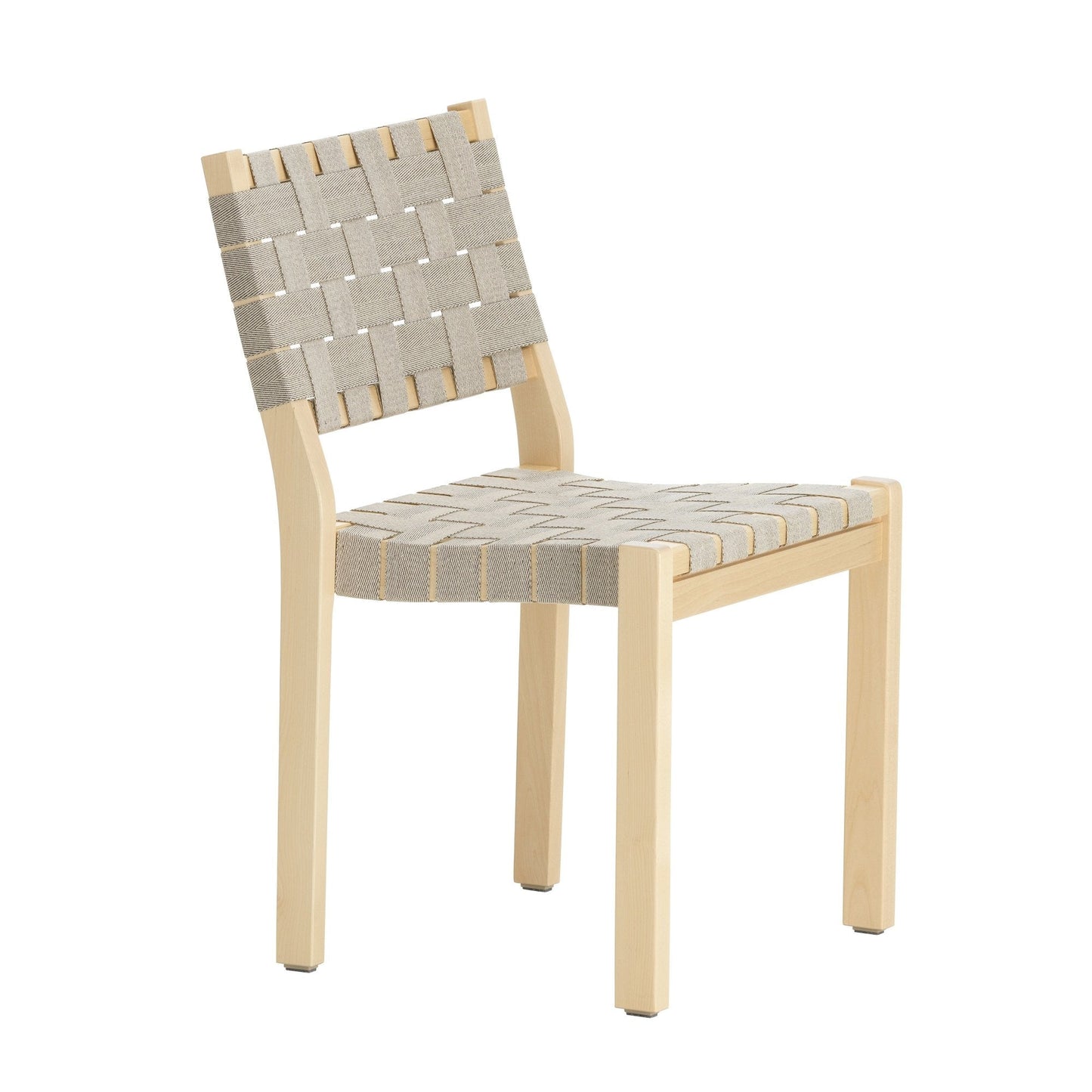Artek Chair 611 — birch/natural-black
