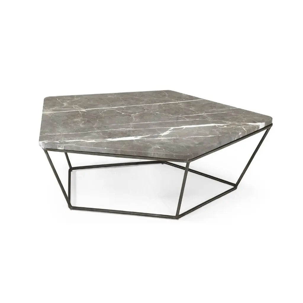 Chocolat - Low Marble Coffee Table by Natuzzi Italia #Marble | Grey Imperial