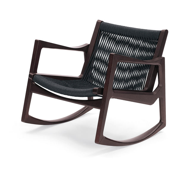 EUVIRA - Rocking armchair with armrests by Classicon