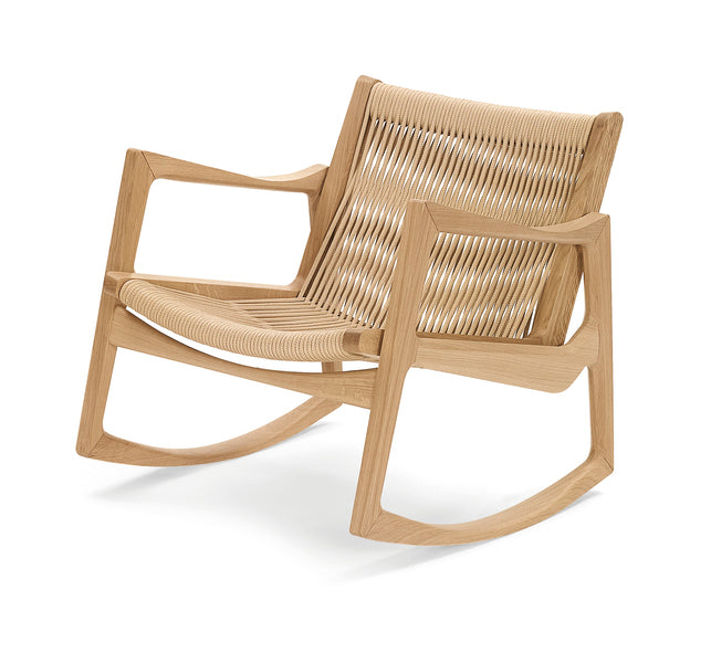 EUVIRA - Rocking armchair with armrests by Classicon