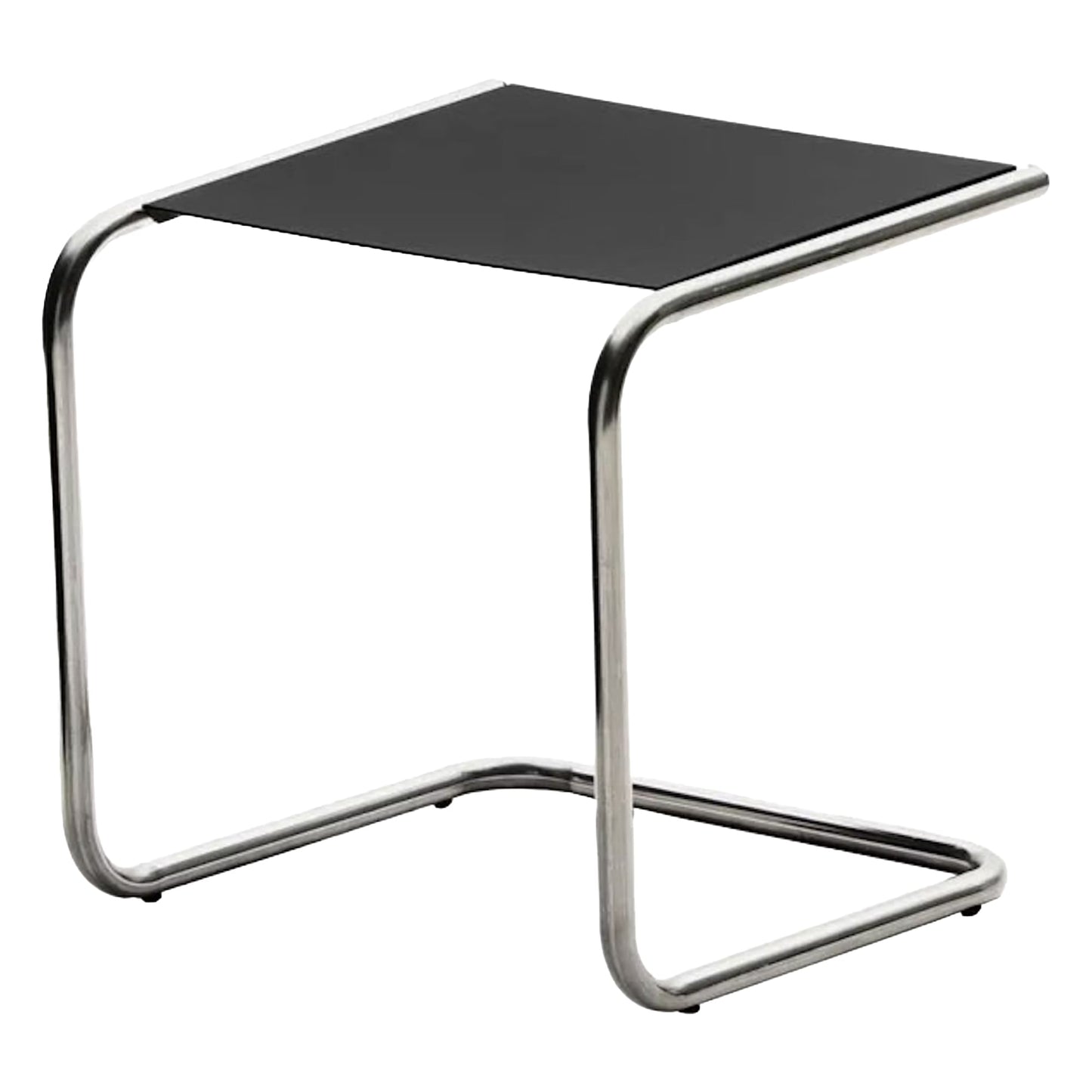 Club Outdoor sidetable, chrome - black