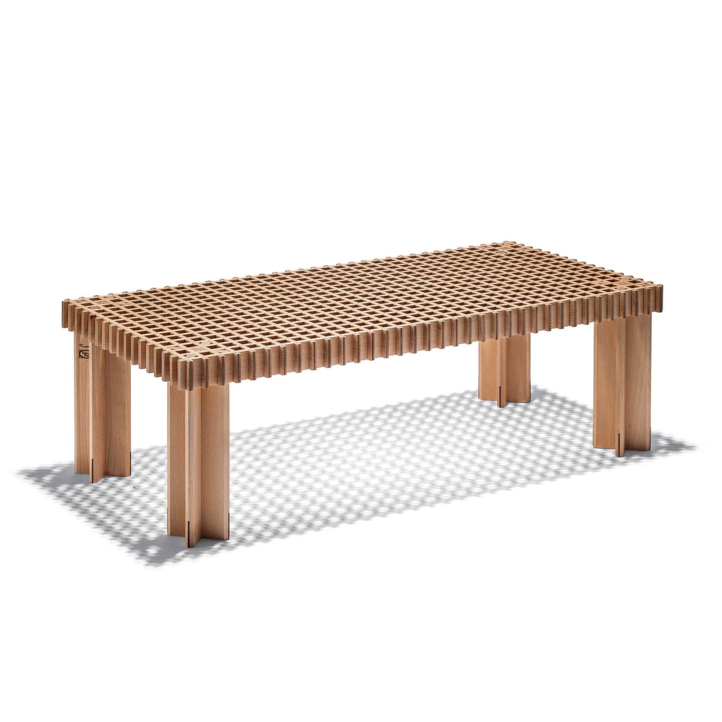 Kyoto - Rectangular Solid Wood Coffee Table by Poltrona Frau #EXTRA LIGHT SOLID BEECH WOOD