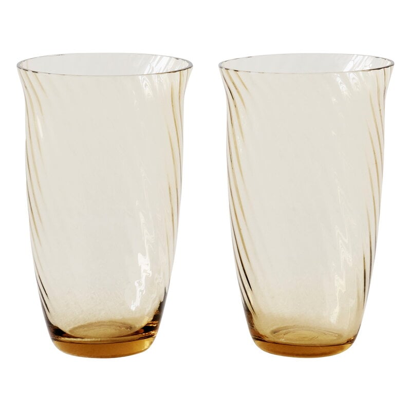 Collect SC60 drinking glass by &Tradition #16,5 cl, 2 pcs, amber #