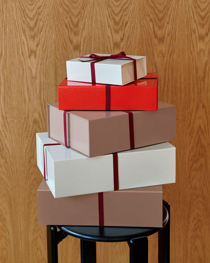Colour Storage box, L, chalk white