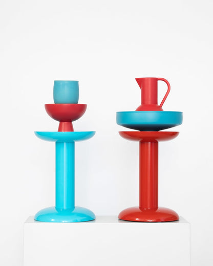 Thing stool, carmine red