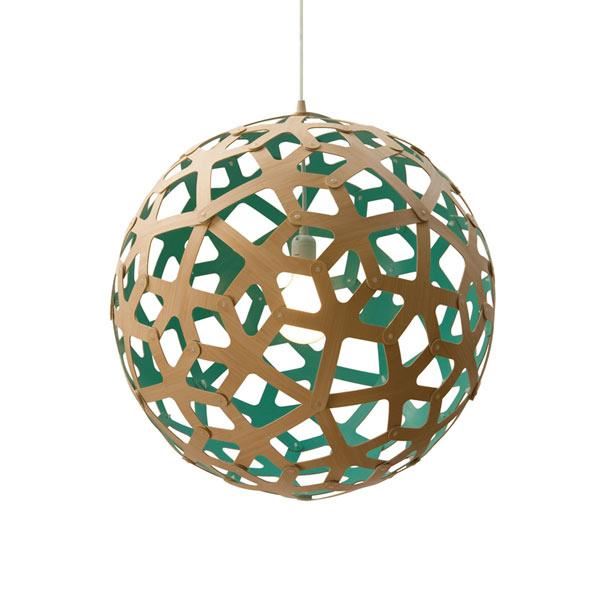 Coral Ø60 Pendant Lamp by David Trubridge #Aqua