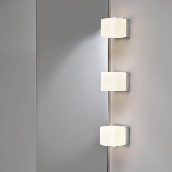 Astro Cube Bathroom Lamp Chrome